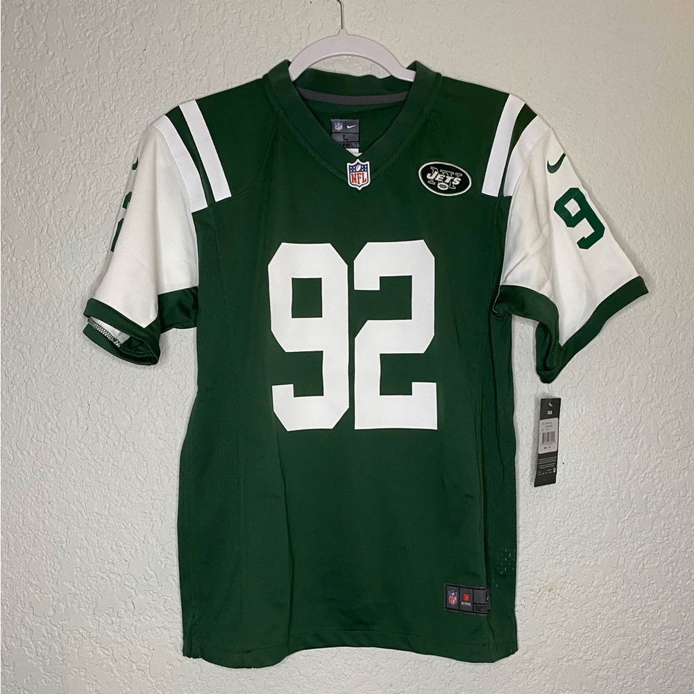NY Jets Leonard Williams Jersey #92 NWT Authentic Size L/YTH 14/16 Nike On Field